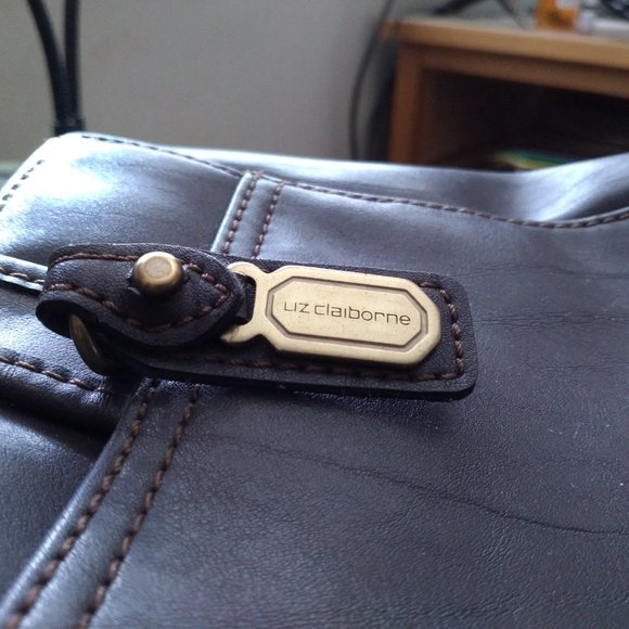 Liz Claborne soft brow leather purse bag - Picture 3 of 10